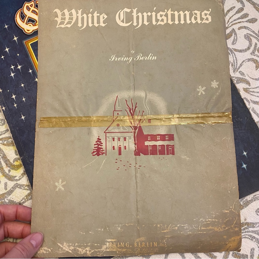 Vintage Christmas Sheet Music & American Annual of Christmas Literature Vol 21